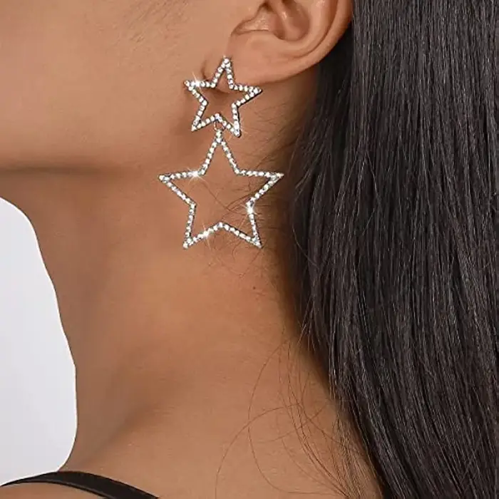 Boucles d'oreilles étoile pour femmes