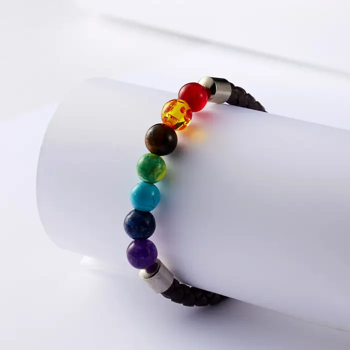 Bracelets en Pierre des 7 Chakras pour Homme et Femme