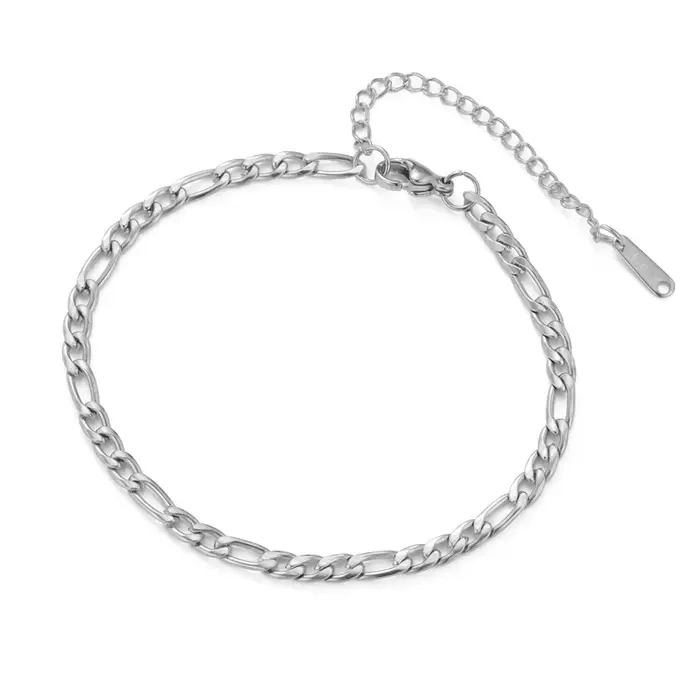 Bracelet à breloques drapeau national HIPEE 10*6.6mm en acier inoxydable, bijou tendance pour la fêt