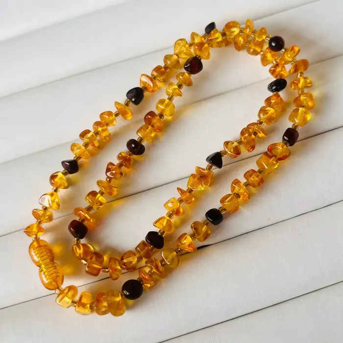 Collier en ambre naturel pour femmes, ras de cou, pierres précieuses de guérison, bijoux fins, vérit