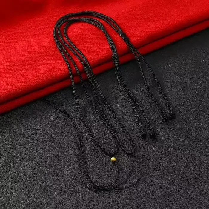 Cordon noir simple réglable pour pendentif