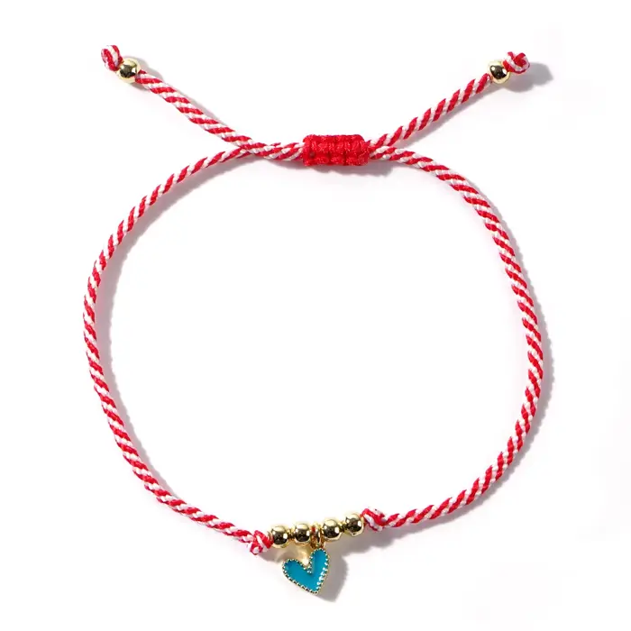 Go2boho 2024 Martis bijoux élégants plaqué or 18 carats perle cuivre coeur pendentif grec mars Brace