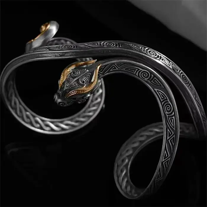 Bracelet Dragon de Style Viking