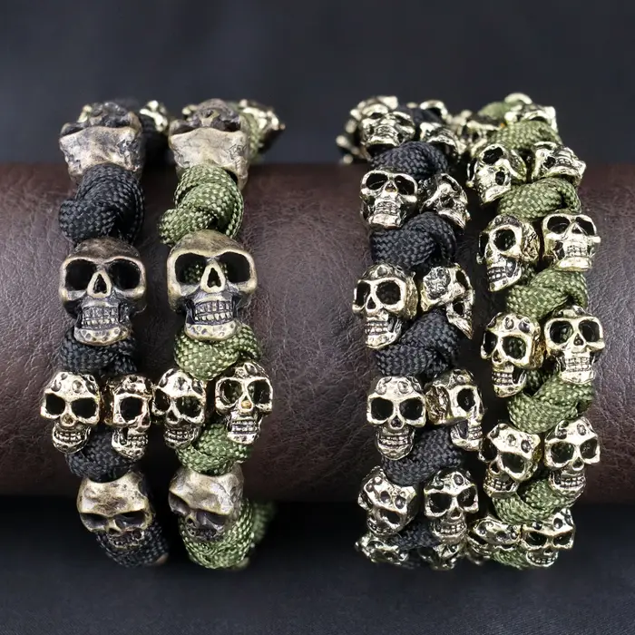 ChimPopméthanol-Bracelets tête de mort pour hommes