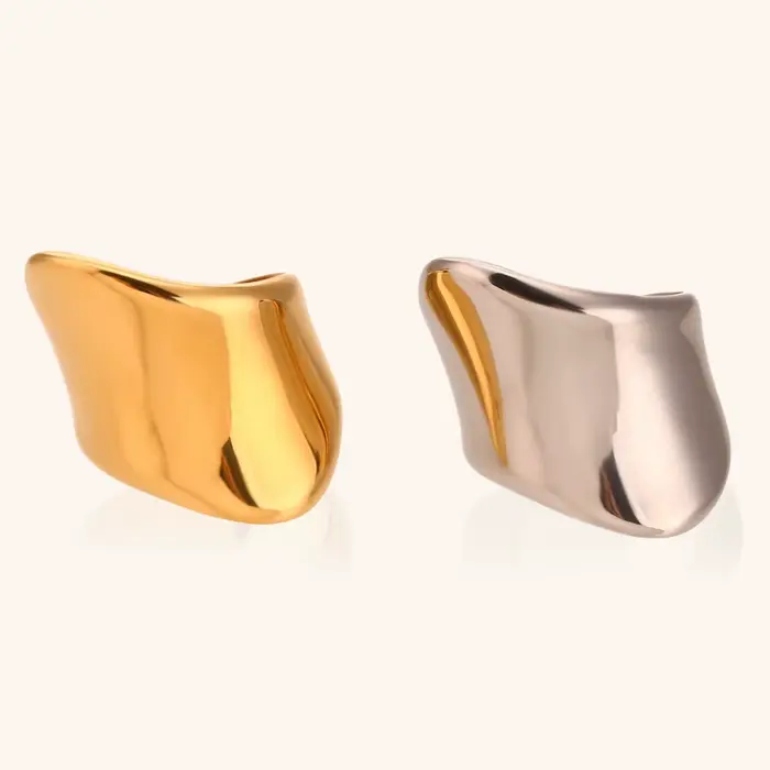 La. Muses – bague minimaliste en acier inoxydable pour femmes