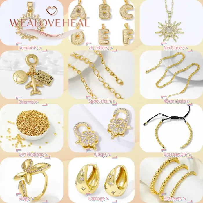 Collier chaîne à maillons en forme de grains de café en laiton plaqué or 18 carats
