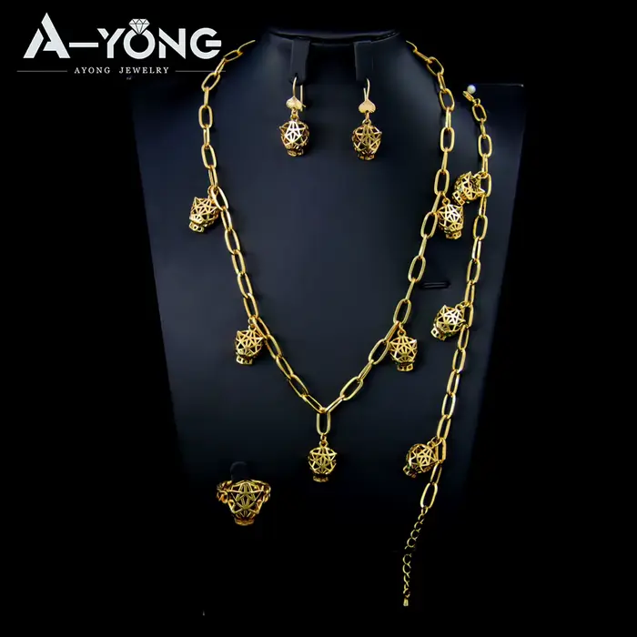 Ensemble de colliers de luxe avec pendentif léopard Hip Hop, plaqué or 21 carats, Punk panthère du m