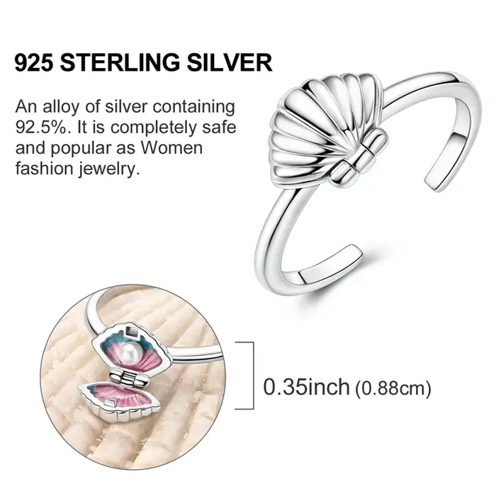Bagues ouvertes en argent Sterling 925 pour femmes et filles