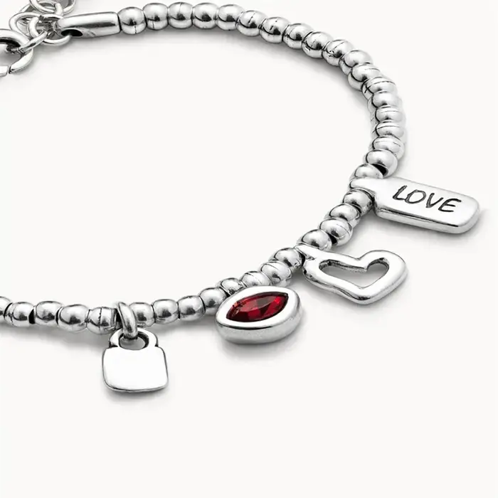 Bracelet en œil de cheval rouge naturel et modernes pour femmes occasions spéciales cadeau d'anniv_style_plante_nature_feminin_sophistication
