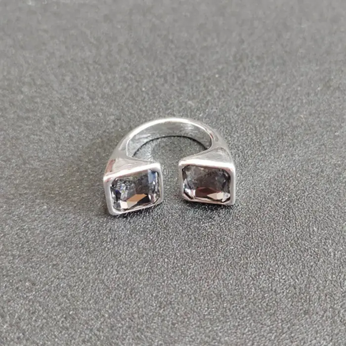 Bague ouverte en or de style décontracté pour l'été