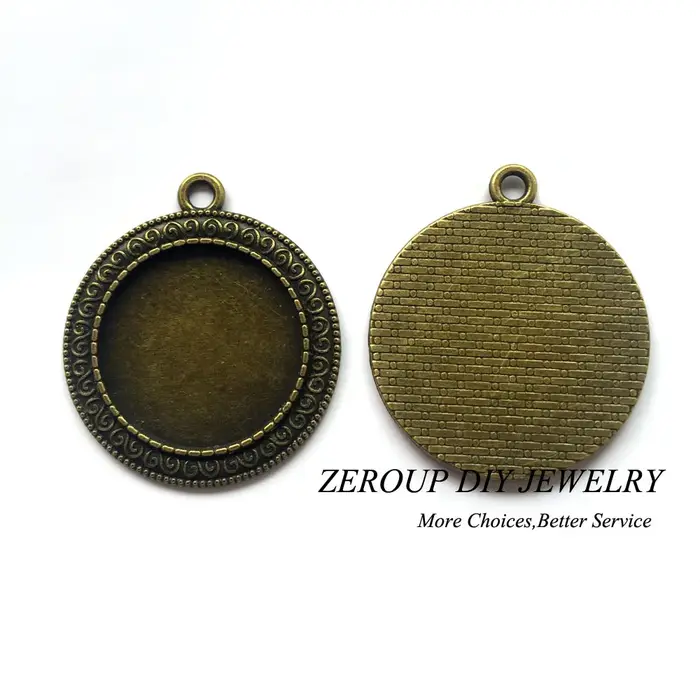 Lot de 5 breloques en bronze antique pour décoration de bijoux