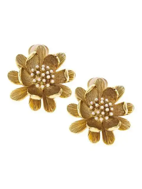Nouveau Collier Femme en Émail à Motif Floral, Style Rétro Exagéré, Niche Vintage, Bijoux Européens 