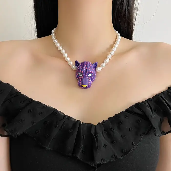Bagues Goutte à Goutte Émail Unique pour Personnalité Exagérée Style Célébrité Animaux Couleurs Vibrantes Occasions Spéciales