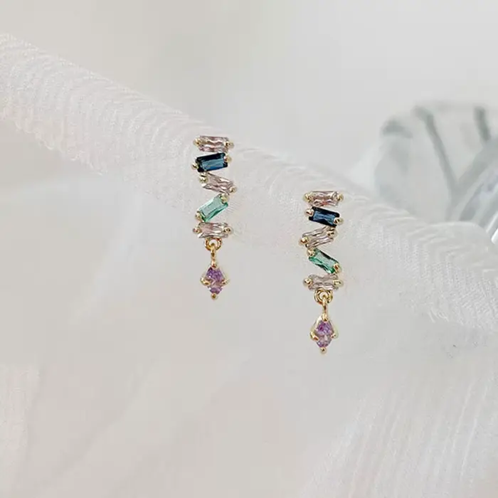 Boucles d'oreilles serpent simples en argent Sterling 925 pour femmes, boucles d'oreilles à pampille