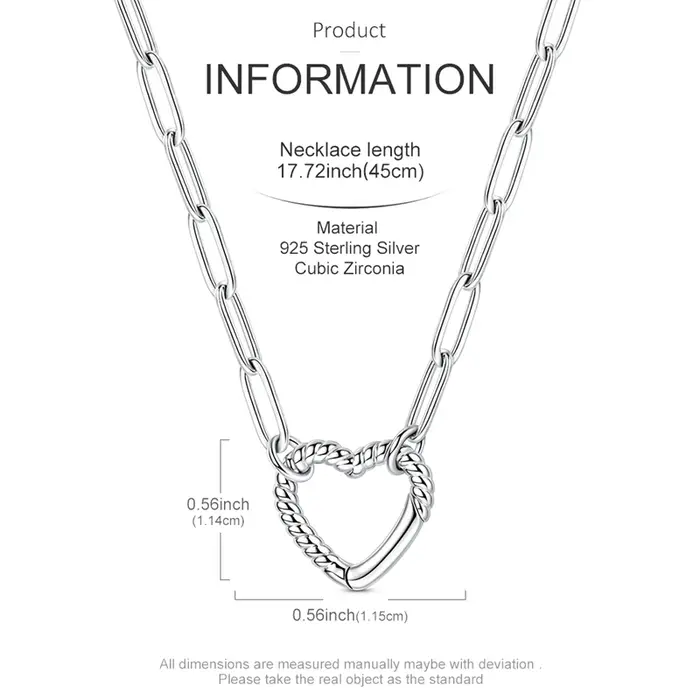 Collier en argent sterling 925 avec nœud en cristal pour femmes, bijou élégant pour occasions spéciales