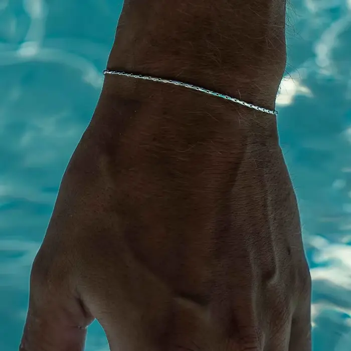 Bracelet en métal et acier inoxydable pour hommes, tendance, nouveau Bracelet d'amitié personnalisé qui ne se décolore pas