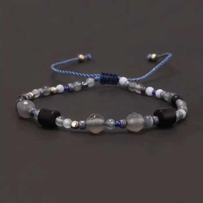 Soldes Exceptionnelles : Bracelet en Pierres Naturelles Perlées