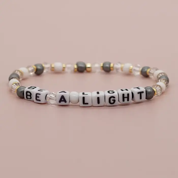 Go2boho-Bracelets en cristal avec lettres géométriques pour femmes