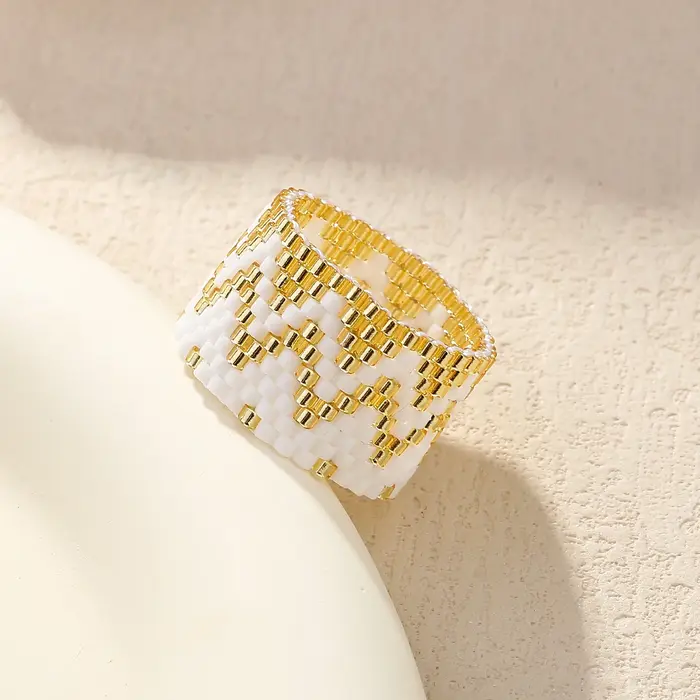 KELITCH Miyuki – bague perlée classique
