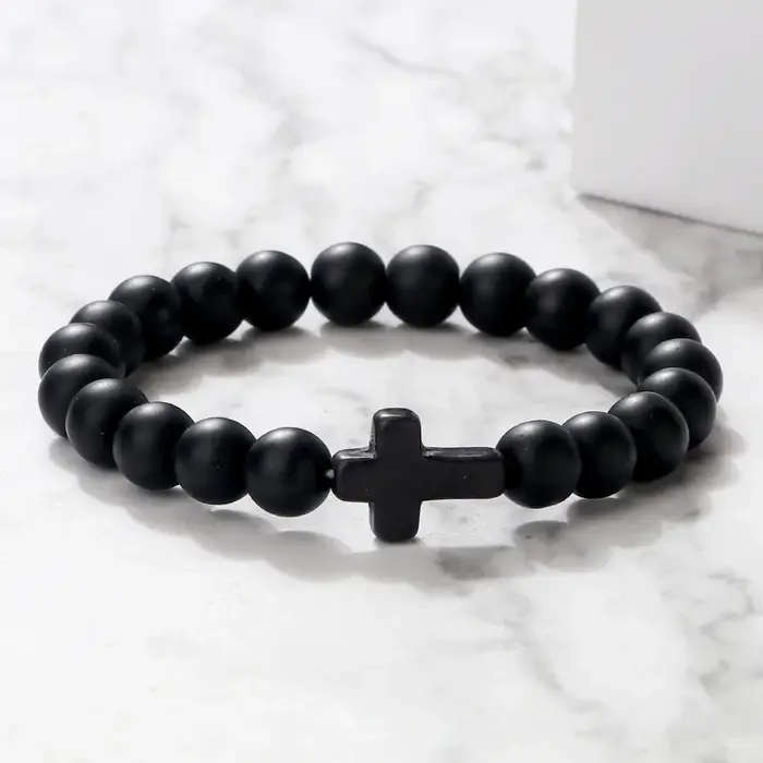 Bracelet à breloques en pierre naturelle