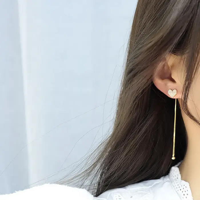 Boucles d'oreilles en or 14 carats pour femmes