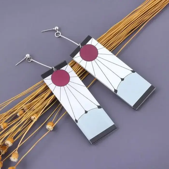 Boucles d'oreilles à breloques anime