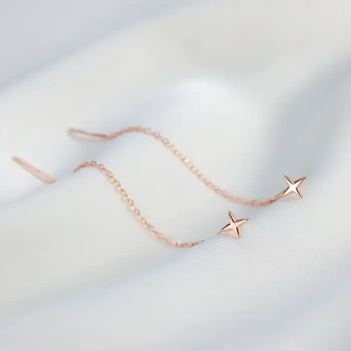 Boucles d'oreilles longues à pampilles pour femmes, nouvelle mode, chaîne, pendantes, Simple, couleu