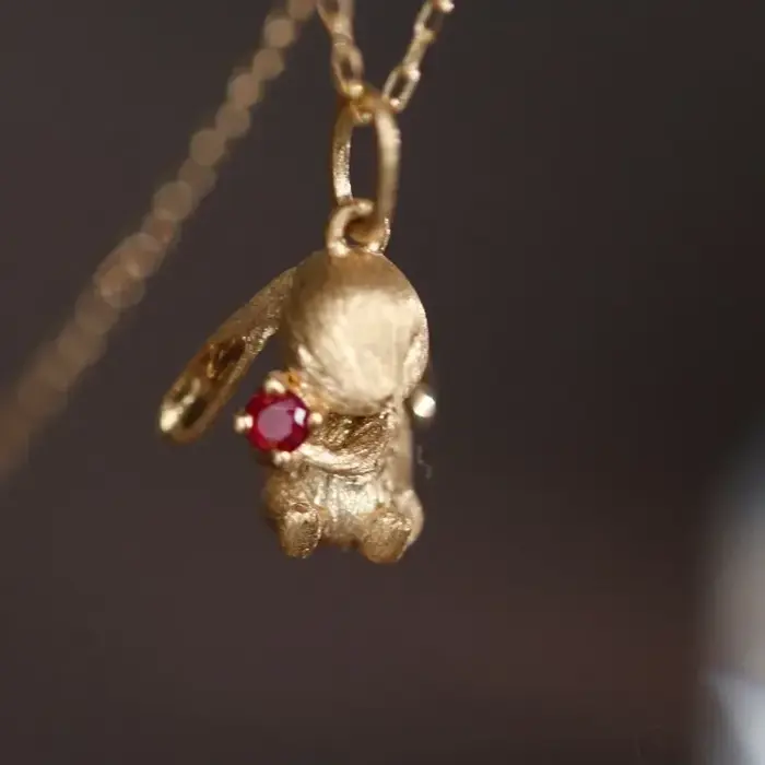 Ensembles de bijoux en forme de lapin mignon et exquis