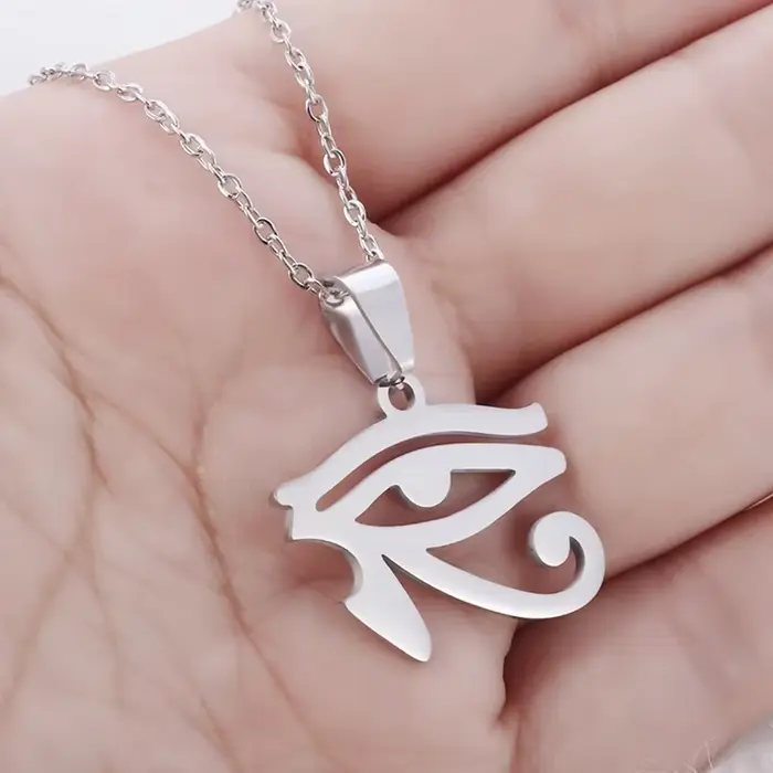 Collier oeil d'horus pendentif mauvais œil, collier de Protection de l'egypte ancienne, bijoux cadea