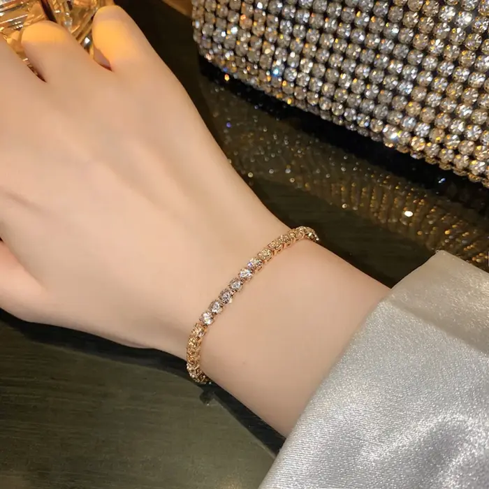 Bracelet de luxe en Zircon