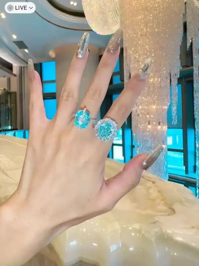 ZOCA 925 bague originale grandes bagues en argent de luxe nouveaux anneaux ambre raiponce pour les femmes marque