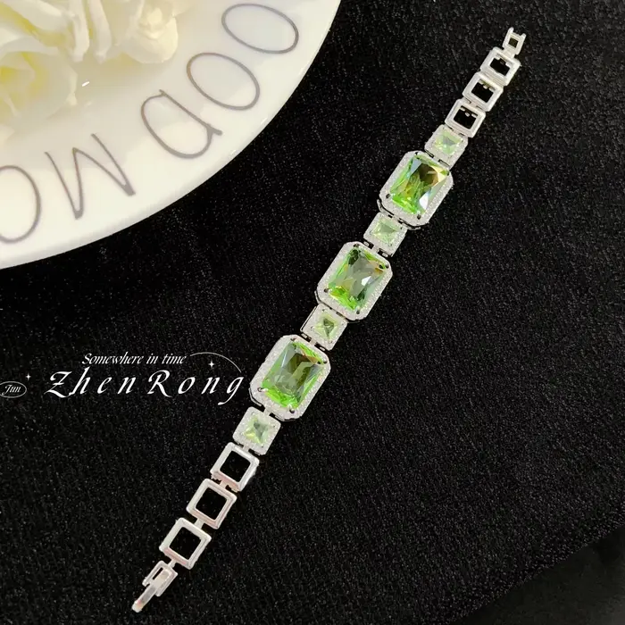 Bracelets en saphir pour femmes, bijoux en argent Sterling 2023, pierres précieuses délicates, bijou