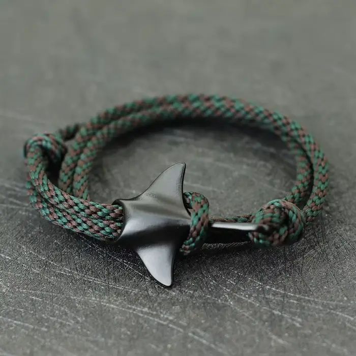 Noter nouveau Bracelet Manta marin pour hommes multicouche réglable corde Bracelet Homme plage loisi