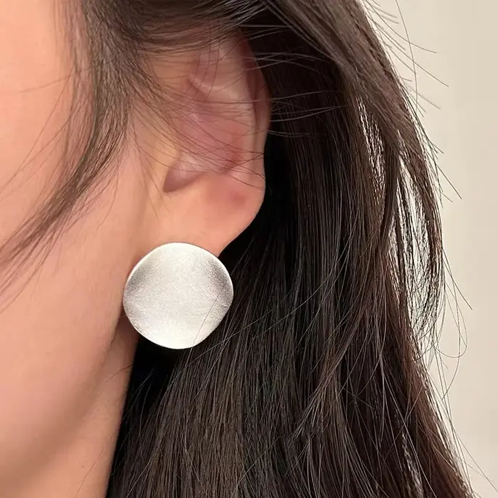 Boucles d'oreilles Vintage en argent Sterling 925 pour femmes, chaîne ronde, tendance, bijoux, préve