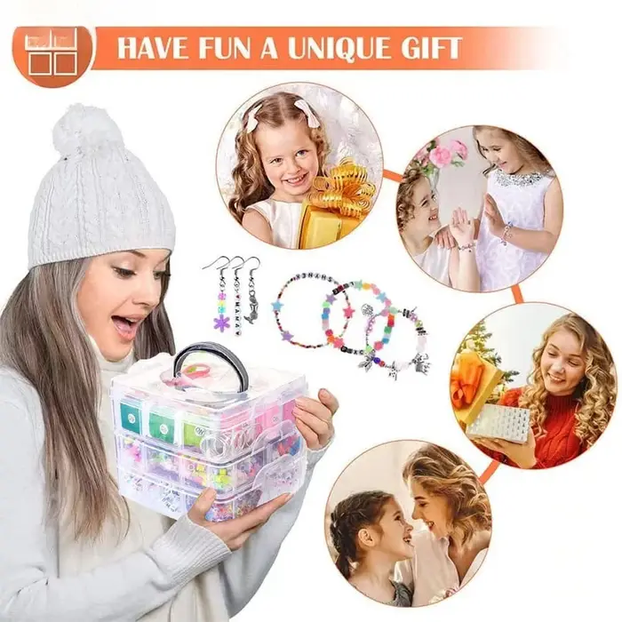Kit de bracelets en boîte à 4 couches