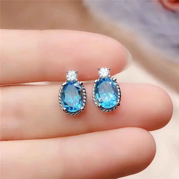 Buyee-Grandes Boucles d'Oreilles en Argent Sterling 925