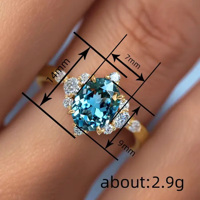 Huitan – bague noble fantaisie pour femmes