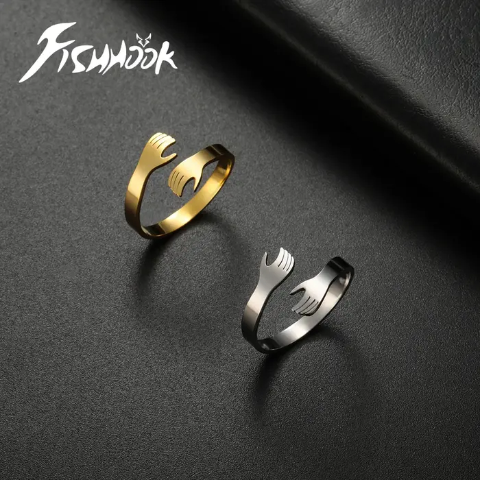 Bague de Doigt Hug pour Homme Femme Famille Fête des Pères