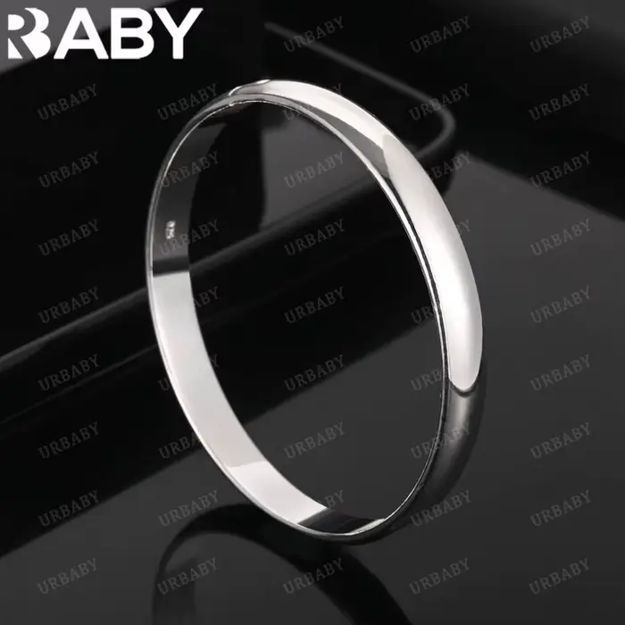 URBABY – bracelet rond en argent Sterling 925 pour femmes, cadeaux créatifs, assortis avec tout, pou