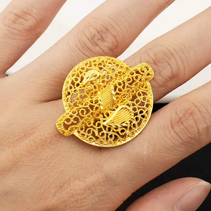 Ensembles de bijoux plaqués or 24 carats pour femmes