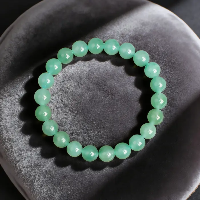 Bracelet en pierre naturelle aventurine avec perles Reiki pour booster de vitalité et porte-bonheur unisexe occasions spéciales