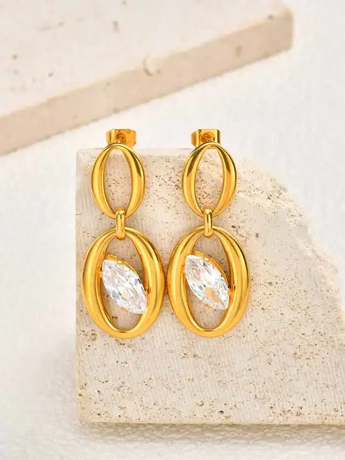 Boucles d'oreilles goutte d'eau pour femmes