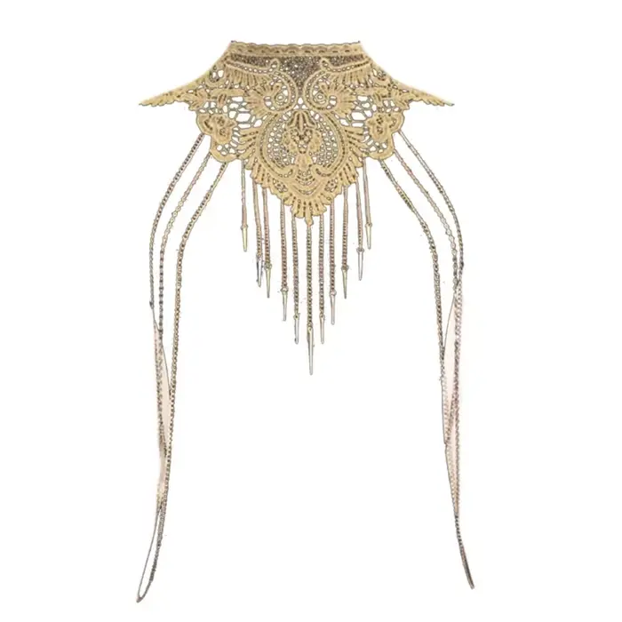 Collier Sexy pour femmes, chaîne de corps en boîte de nuit avec chaîne réglable, bijoux pour fête de