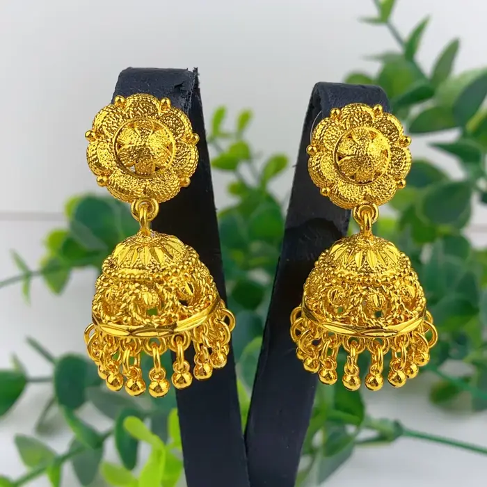 Boucles d'oreilles cloche indienne pour femmes