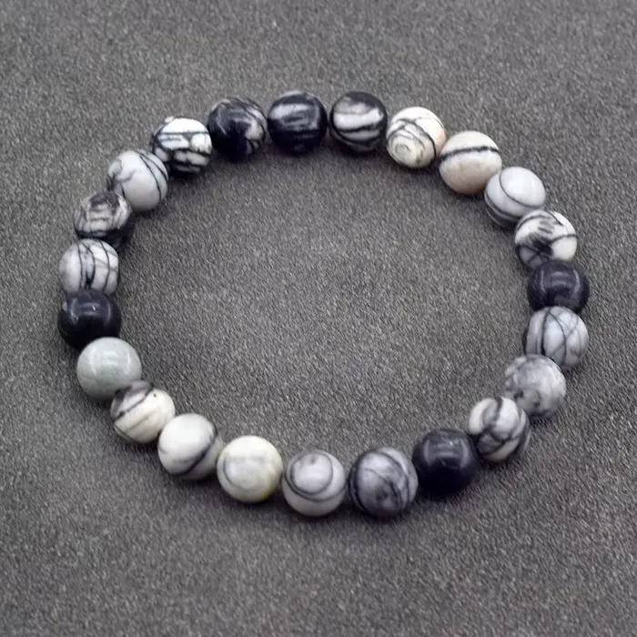 Bracelet en pierre naturelle semi-précieuse, style bohème, pierres vertes, perles de 6mm 8mm 10mm, bijou pour hommes et femmes, bracelet élastique ajustable, cadeau pour maman, soeur, amie
