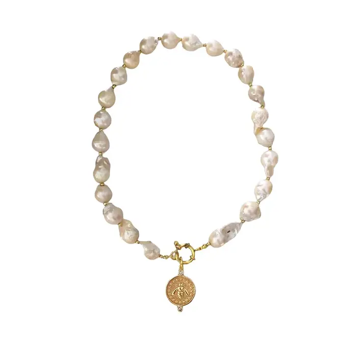 Collier de Perles Baroques de Haute Qualité