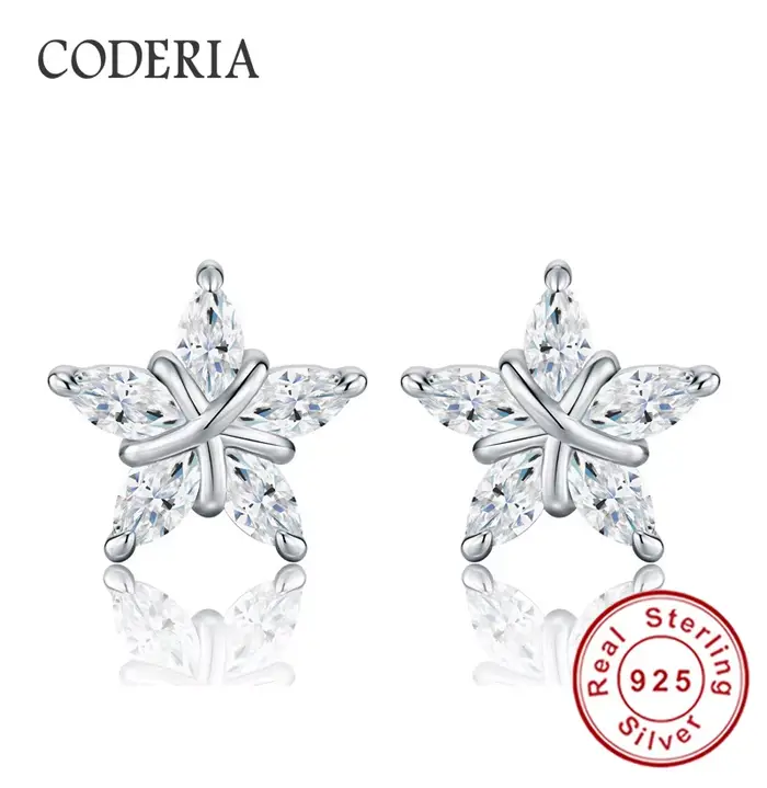 Boucles d'oreilles en moissanite taille marquise certifiées GRA pour femmes. Boucles d'oreilles en d