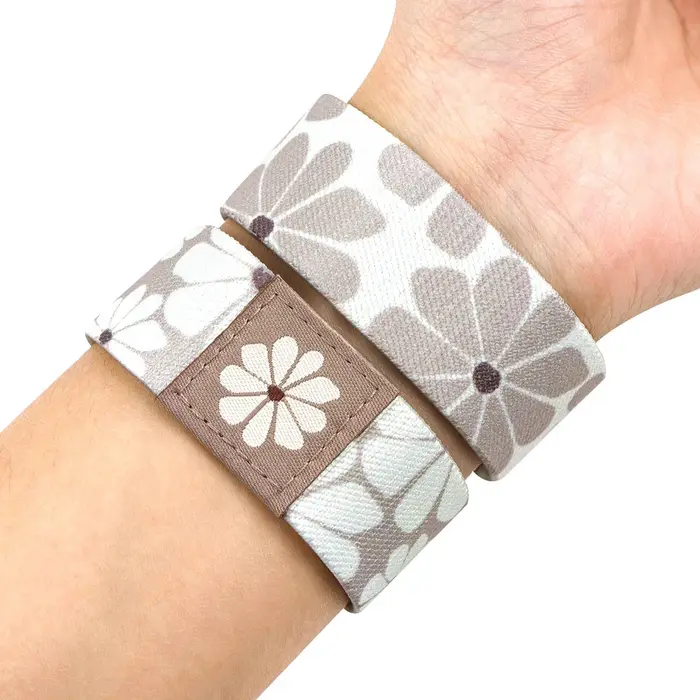 Bracelet extensible en tissu ondulé de mer