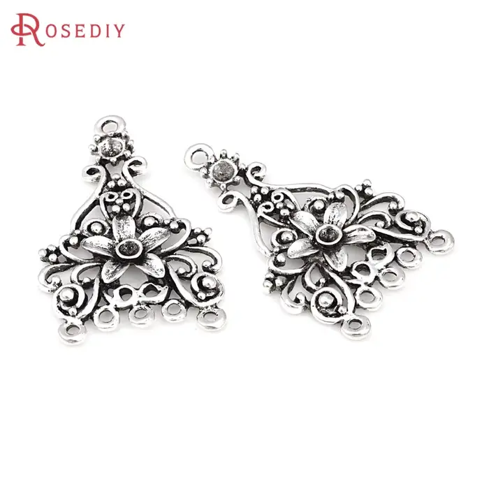 Boucles d'oreilles en alliage de zinc de style vintage pour femmes