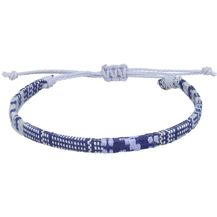 Bracelet tressé style bohème ethnique cordon en fil de tissu porte-bonheur multicolore pour femmes et hommes occassions spéciales naturel fantaisie fantaisie libertaire